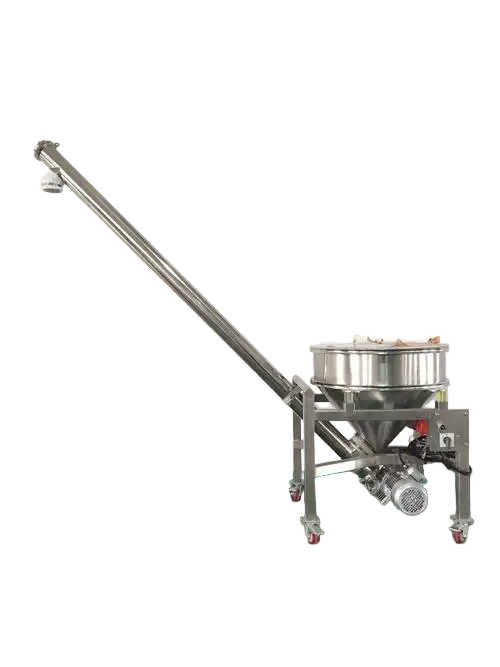 牡丹江螺旋上料机-螺旋提升机定制-化工食品行业高效输送解决方案-节能省人工